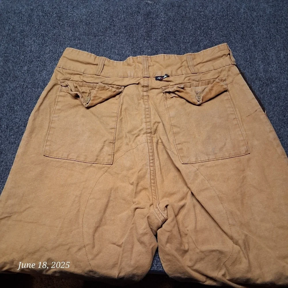 Vintage Redhead Double Knee Canvas‎ Hunting Pants Men Size 34x29 High Rise Brown